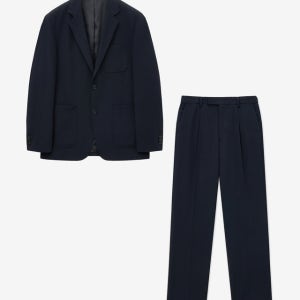 [티엔지티 세트] Wool Blend Comfort Suit Set-up (Dark Navy) 0TJA5F100N2