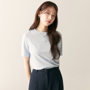 [로엠][단독 재고확보] 베이직 R넥 티셔츠 RMHWF23R01