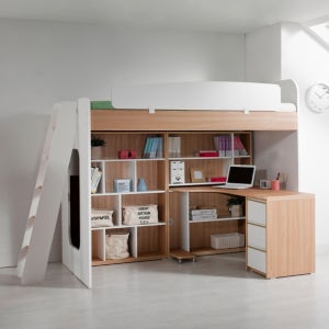 동서가구 디이케아 사다리 벙커침대 H형책상 책장세트
