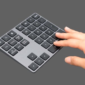 블루투스 숫자 키패드,엑셀 한손 키보드 넘버패드