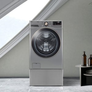 LG 트롬 오브제컬렉션 세탁기 트윈워시 F24VDLPB