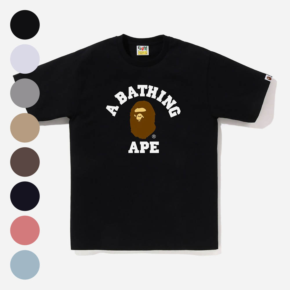 베이프 컬리지 반팔 티