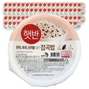 CJ 햇반 매일잡곡밥 210g 72개