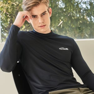 네파 이젠벅 네파 이젠벅 남성 웨어러블 에어로히트 모크넥 웜 베이스레이어 (블랙)