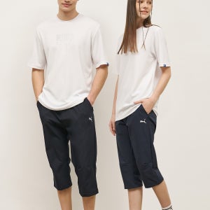 푸마 바디웨어 푸마 바디웨어 혼성 스트레치 우븐 기능성 7부 팬츠 (네이비)