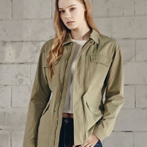 버커루 버커루 여성 캐주얼 봄버 자켓 (카키)