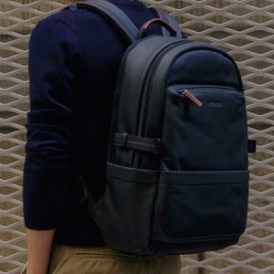 [헤지스 액세서리] [ASTER] 아스터 블랙 라운드 백팩 HJBA5F870BK