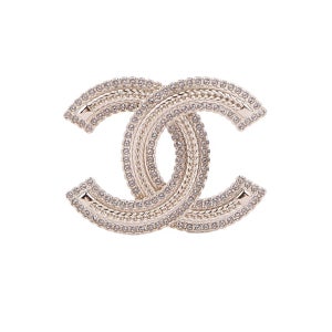 샤넬 CC 로고 크리스탈 브로치 ABE446 B18245 NZX60 ABE446 B18245 NZX60