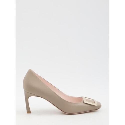 roger vivier TROMPETTE 벨 비비에 레더 펌프스힐 1855473