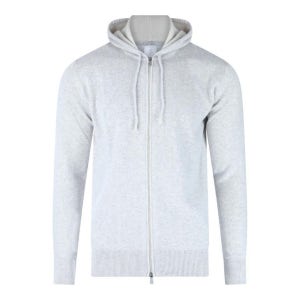 일레븐티 WHITE CASHMERE ZIPPED SWEATER X76MAGK33MAG0K0191302 Bianco X76MAGK33MAG0K0191302