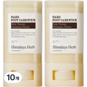 나드 발각질 보습 풋케어 스틱 1개입 10개 19g