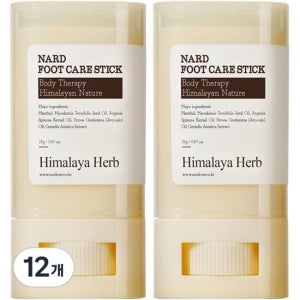 나드 발각질 보습 풋케어 스틱 1개입 12개 19g