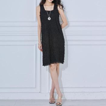 까르죠아 캉캉 원피스 나시 스퀘어넥 휴가철