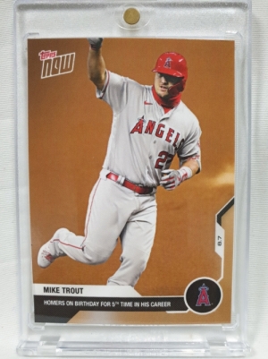 2020 TOPPS NOW MIKE TROUT 탑스 나우 마이크 트라웃 MLB 야구 카드