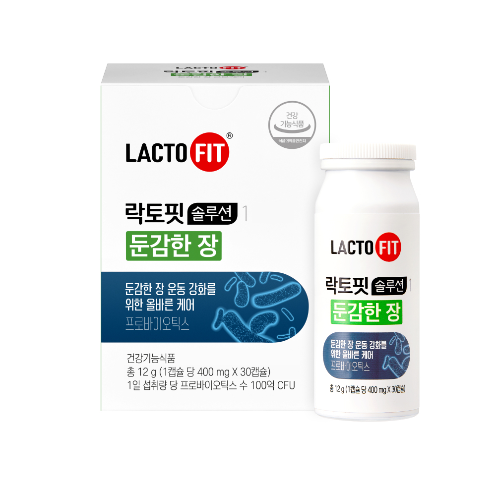 락토핏 솔루션 1 둔감한 장 400mg x 30캡슐, 3개