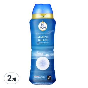 아로퓸 아로마 부스터 고체형 섬유유연제 아쿠아향 500g 2개입  향기부스터 실내건조 드럼 일반 세탁기 겸용 니치향 퍼퓸 향기지속제 세탁세제 잔향
