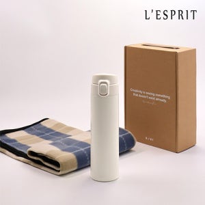 레스쁘리 고급 모던원터치텀블러 세트 D(텀블러500ml+무릎담요) 판촉물 제작 전문~주방용품~텀블러(스텐)