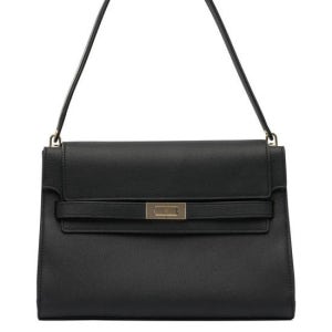 토리버치 라지 숄더 가방 토리 버치 가죽 블랙 Lee Radziwill Large Shoulder Bag Leather Black 169241 001
