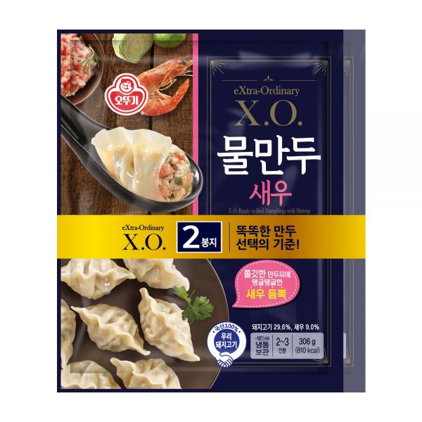 냉동식품 오뚜기 X.O. 물만두 새우