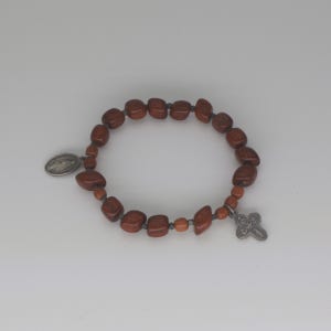 장미나무 실버 묵주팔찌 2, 이음 ieumm