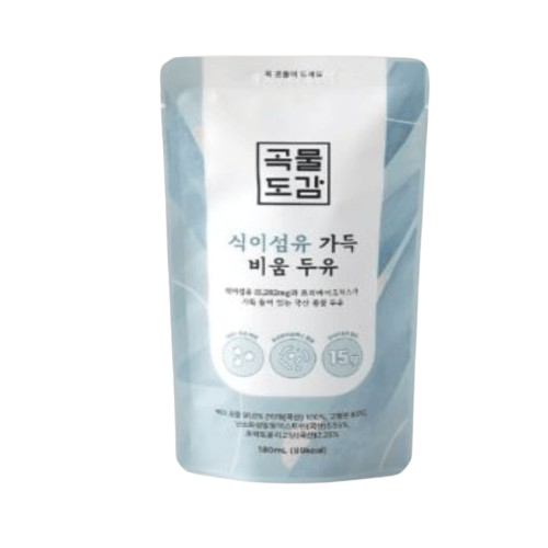 곡물도감 곡물도감 식이섬유 가득 비움 두유 성분 분석