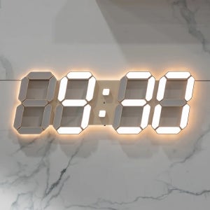 플라이토 무드 백라이트 3D LED 벽시계 38cm