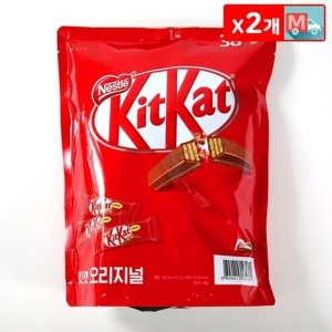 킷캣 오리지널 634.6g X 2 초콜릿 초코바 대용량 간식 과자