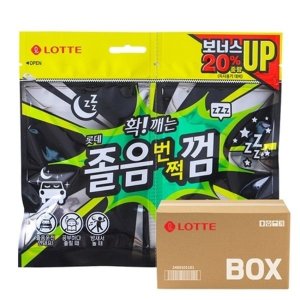 졸음껌 리필트윈 105g 24입 롯데껌 박스