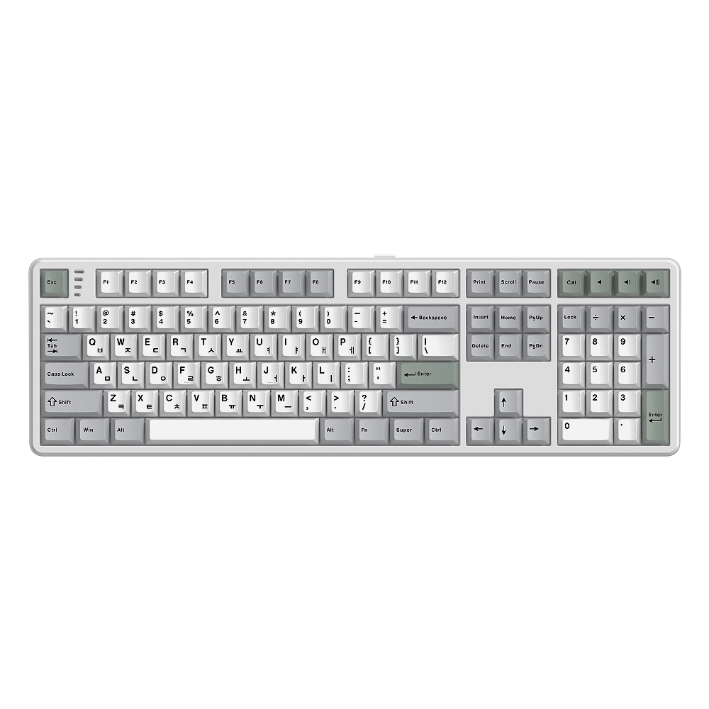 한성컴퓨터 GK798PRO 메탈 화이트, HMX라벤더 또각, 45g