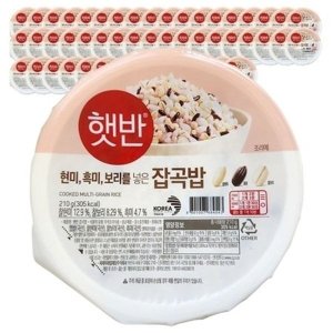CJ 햇반 매일잡곡밥 210g 48개