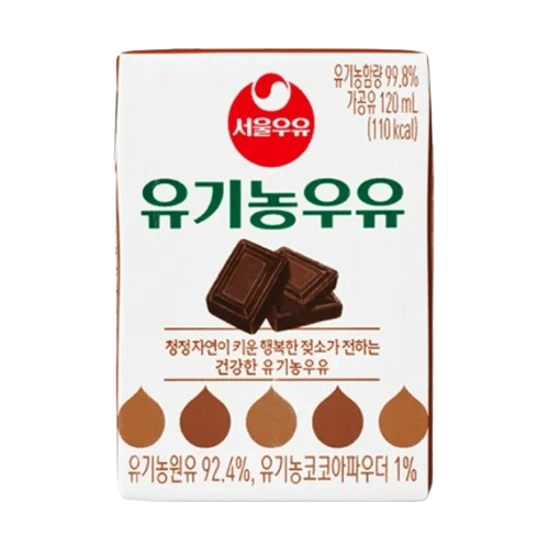 유기농우유 초코
