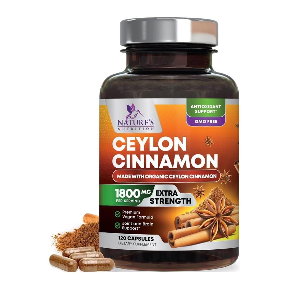 Natures Nutrition <b>네이처 뉴트리션</b> 실론 시나몬 1800mg