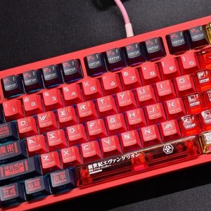 Anime Keycap 세트 체리 프로파일 PBT + PC 기계식