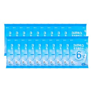 크리넥스 쿨링 물티슈 휴대용 10매 20팩