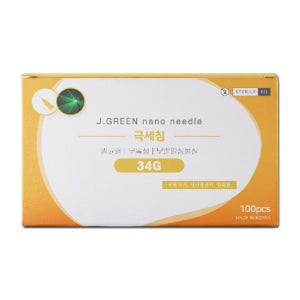 정림 나노니들 Nano-Needle 일회용주사침 100s/box 34G 4mm