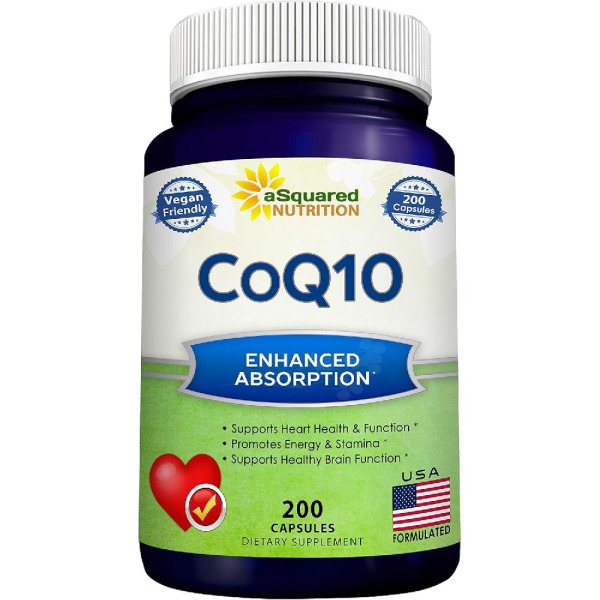 어스콰이어뉴트리션 코큐텐 CoQ10 <b>코엔자임</b>Q10 유비퀴논 200캡슐