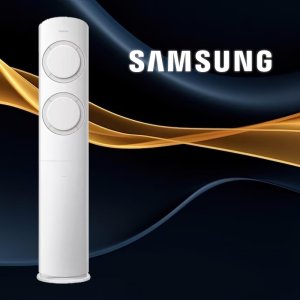 삼성 25년 신형 AI Q9000 청정 17평(AI유풍) 스탠드 에어컨(리모컨 포함) AF60F17D11WT 바람문 화이트 (기본설치비포함)  일반배관형