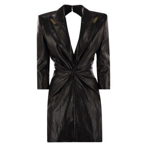 [엘리자베타프랜치] (WOMAN) 25FW Craquelé dress with lapels AB79956E2