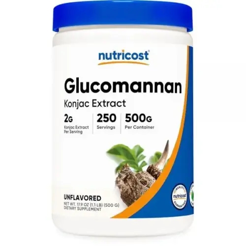 Nutricost <b>글루코만난</b> 파우더 500g