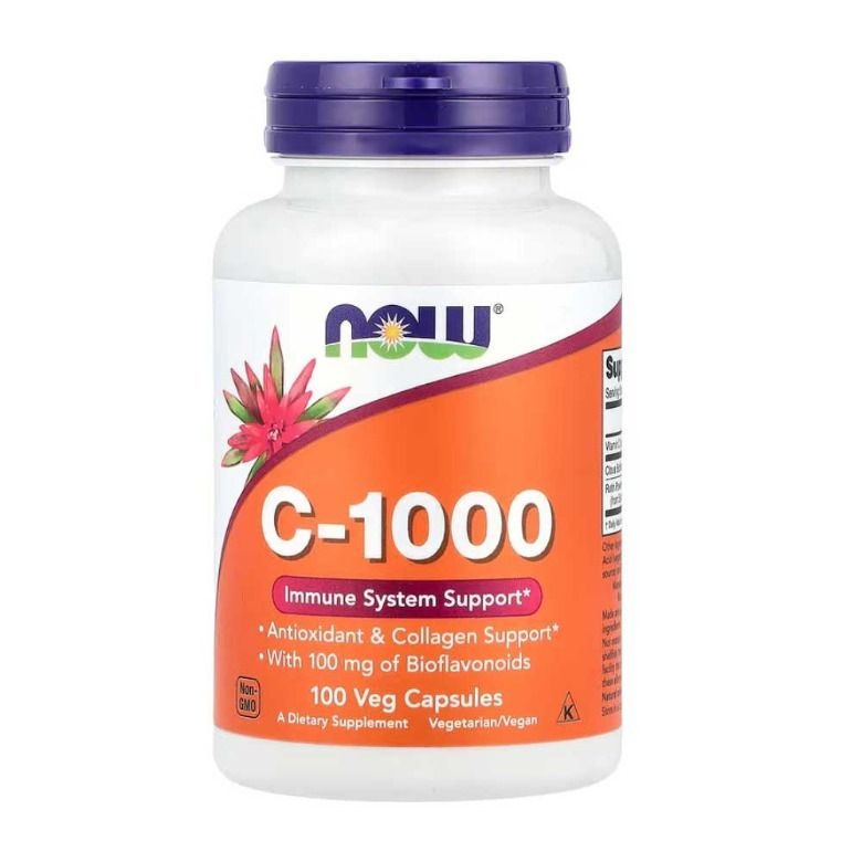 마후쿠 아마마 NOW Foods <b>C</b>-1000 베지 캡슐 250정