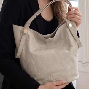 양가죽 램스킨 리치 여성 쇼퍼백 데일리 여자 숄더백