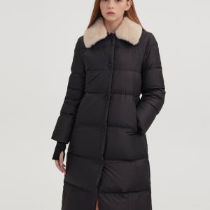 [질스튜어트 뉴욕 여성] [스테디셀러] 블랙 탈착카라 패딩점퍼 WJJU4D760BK