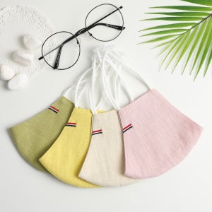 숨쉬기편한 컬러 면마스크 순면 린넨 직장인 커플선물, 크리에이터J