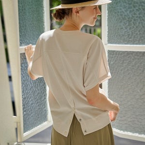 TR31501 라이트 쿨 또또버튼 티셔츠