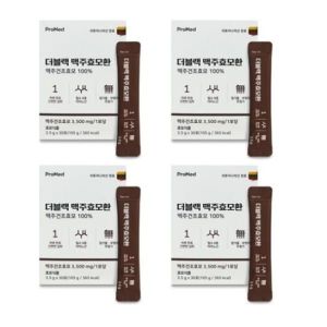 프로메드 <b>더블랙맥주효모</b>환 100% 고순도 고함량 맥주효모 105g4박스