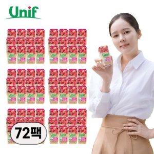 유니프 한가인 믹스베리 과채주스 200ml 72팩 TV상품