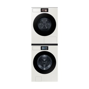 삼성 비스포크 AI 세탁기 건조기 세트 25/22kg + 상단 설치 키트 WF90F2522ACHY 그레이지