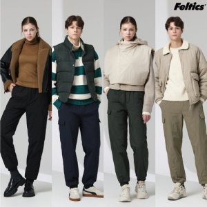 [펠틱스]오리털 패딩 조거팬츠 2종 (남녀공용)