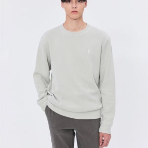 [오늘특가] 헤지스 짜임 면 맨투맨티셔츠