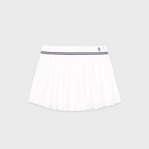 스포티앤리치 [공식] SCR 로고 아비가일 스커트 화이트 R255AWS006